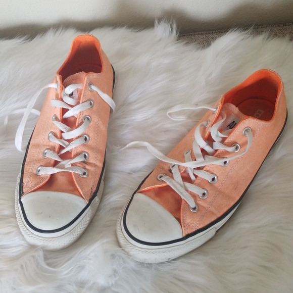 Converse Shoes - Creamsicle Orange Lo-Top Converse